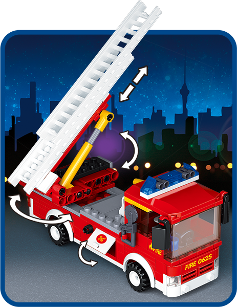 Sluban Fire Engine Truck - 269 Pieces