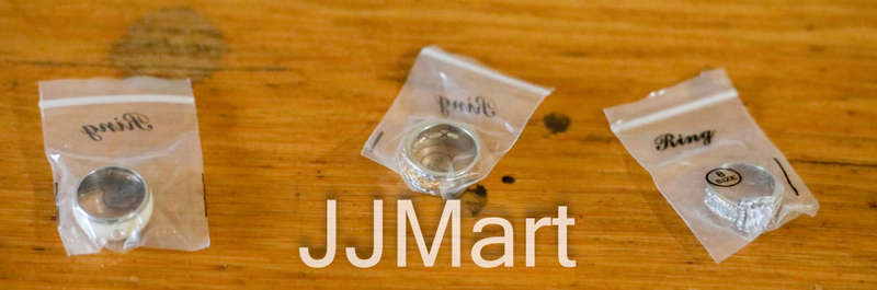 Job Lot Costume Jewellery Rings (60+ )   - Sizes 6 - 12