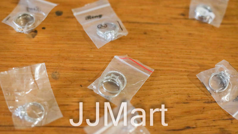 Job Lot Costume Jewellery Rings (60+ )   - Sizes 6 - 12