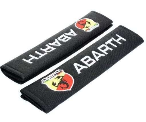 FIAT ABARTH  SHOULDER EMBROIDERED CAR LOGO SAFETY BELT COVER