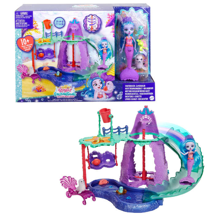 Royal Enchantimals Ocean Kingdom Ultimate Water Park Playset (box slightly damaged)