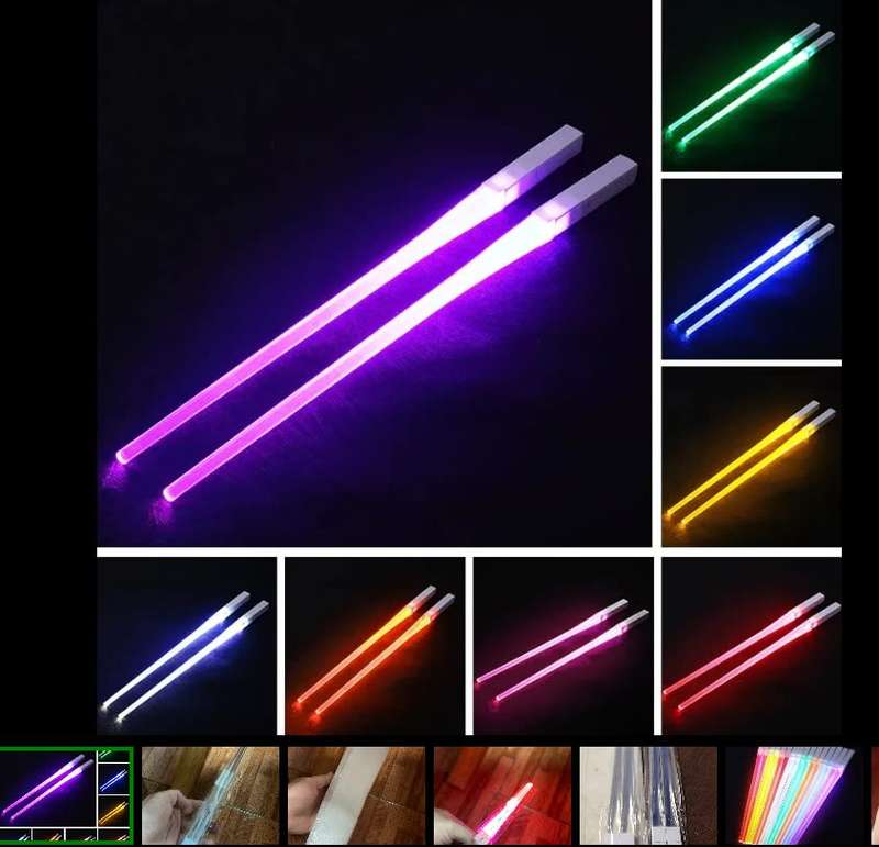 LED Chopsticks - Green