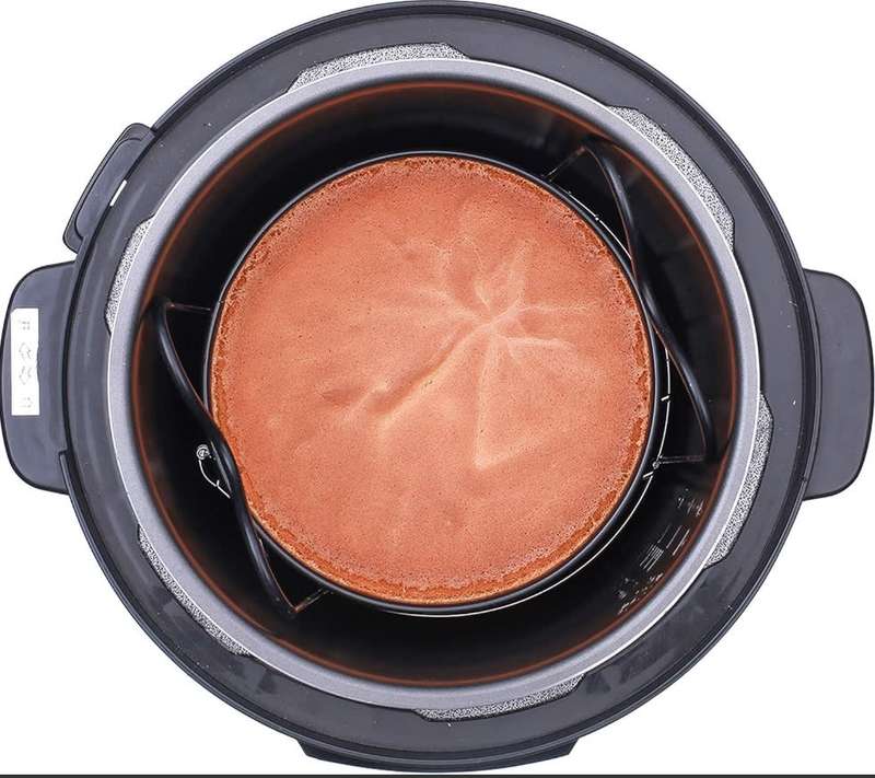 Steamer Rack Trivet with Heat Resistant Silicone Handles Compatible with Instant Pot 6 & 8 qt Access