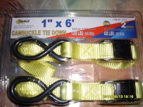 Cambuckle Tie Down - 2 pack