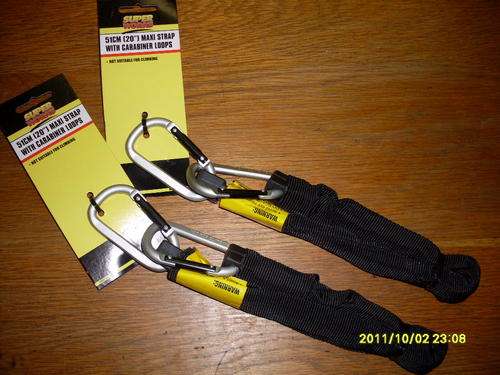 89cm maxi strap with carabiner loops