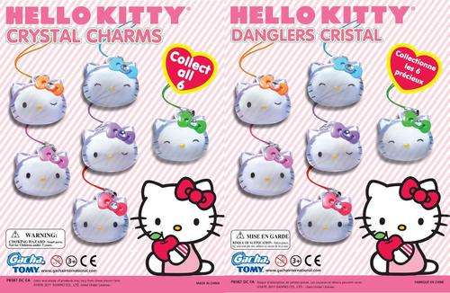 Hello Kitty Crystal Charms
