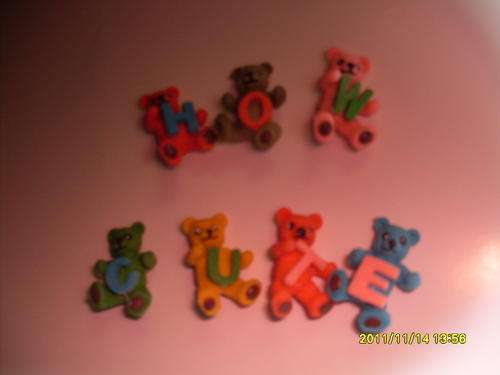 Job Lot little Alphabet Bears