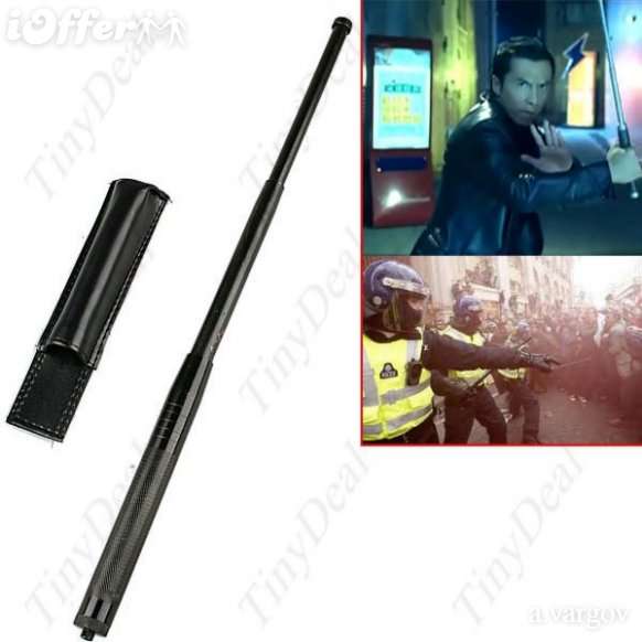 Extendable Baton Police-Free Carry Pouch !