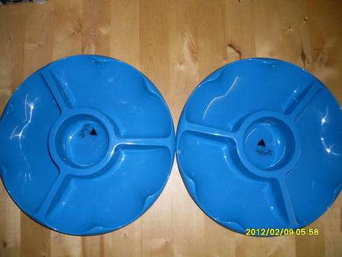 Plastic Snack server x 2