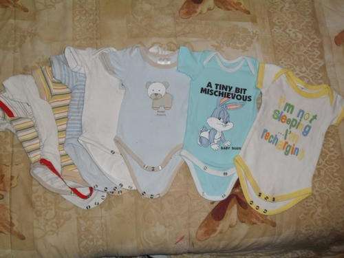 bundle 0-3month baby boy body vests