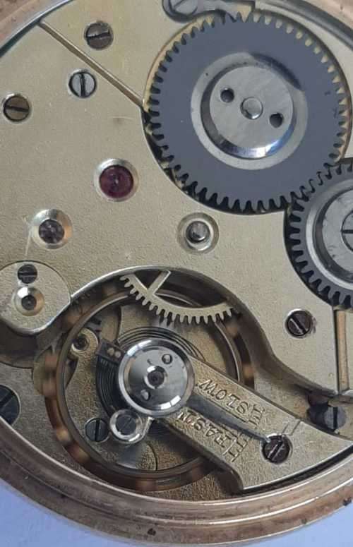 * SOLID 14CT GOLD *   * BW CANEY DURBAN POCKET WATCH *   *1800 ERA *   ** CRAZY R1 START **