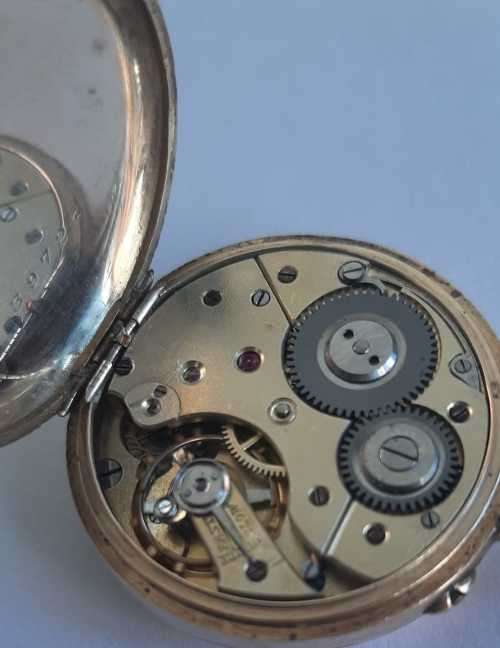 * SOLID 14CT GOLD *   * BW CANEY DURBAN POCKET WATCH *   *1800 ERA *   ** CRAZY R1 START **