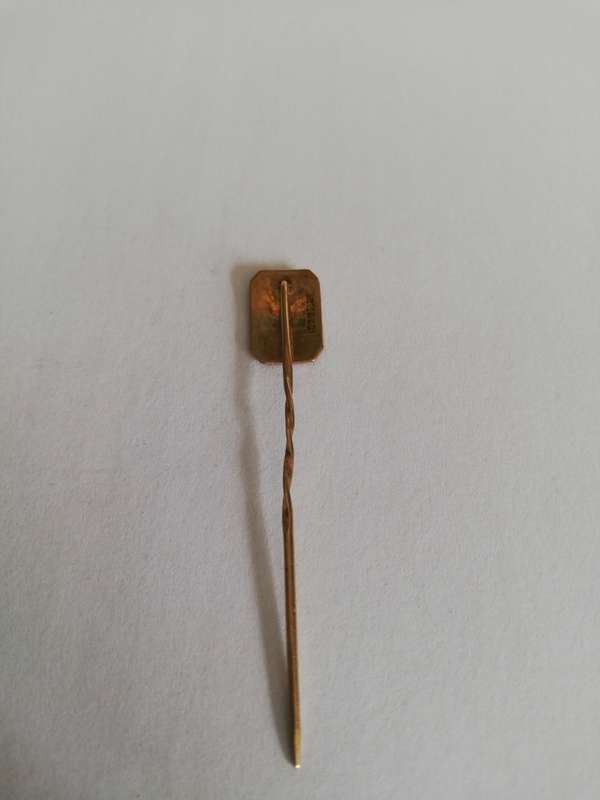 * SOLID 9CT GOLD * TIE PIN * CLEARLY MARKED * BRITISH HALLMARKS * CRAZY R1 START !!!