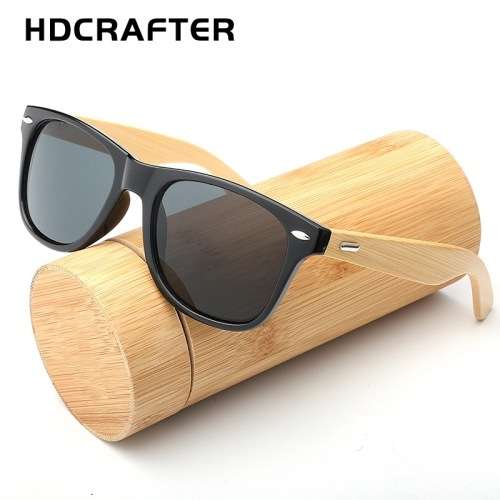 HDCRAFTER polarized Retro Bamboo Unisex Sun Glasses with case sells for R1800