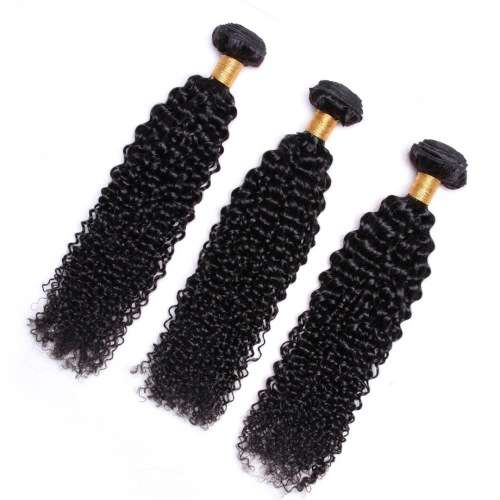 8 inch Kinky Curly Brazilian Virgin Hair Weft 3 Bundles ( size upgradable)