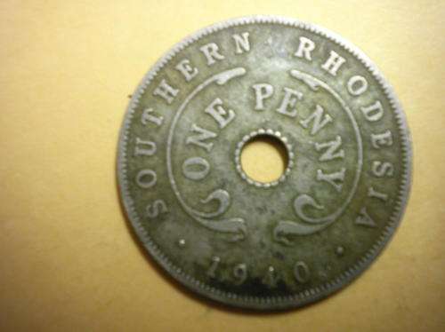 1940 SOUTHERN RHODESIA ONE PENNY