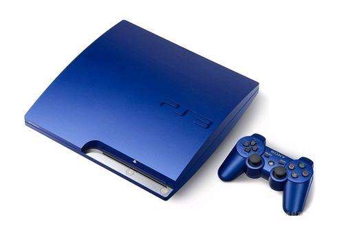 Blue SONY PS3 slim (320 gb)