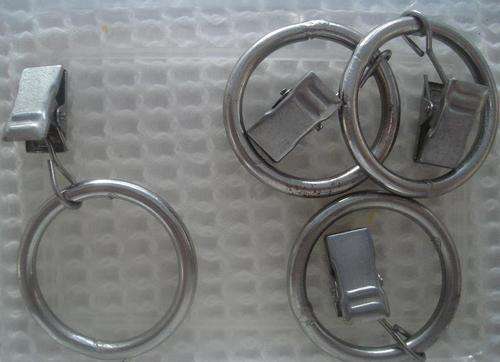 Metal cafe clip & ring to clamp curtains SOLD INDIVIDUALLY