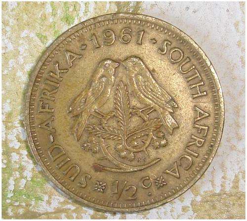 1961 half cent