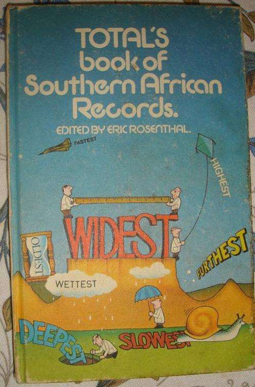 Totals book of Southern African records First ed 1975