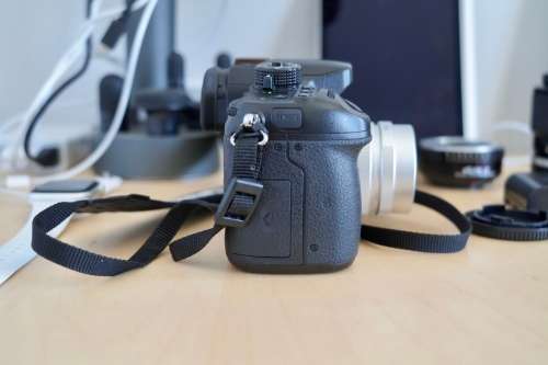 Panasonic Lumix GH4 Mirrorless Camera with 25mm/0.95 prime lense and a 36~72mm/3.5 zoom lense