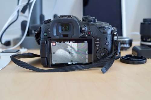 Panasonic Lumix GH4 Mirrorless Camera with 25mm/0.95 prime lense and a 36~72mm/3.5 zoom lense