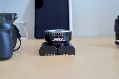 Panasonic Lumix GH4 Mirrorless Camera with 25mm/0.95 prime lense and a 36~72mm/3.5 zoom lense