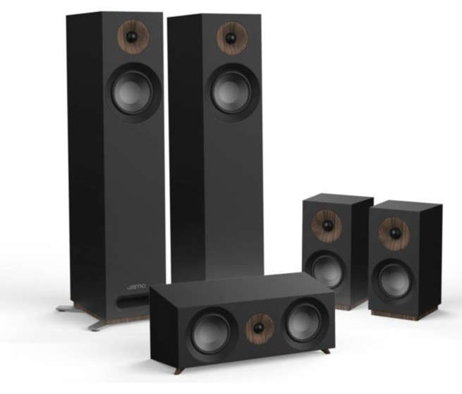 Jamo S805 HCS 5.0 Surround Sound Speaker Package -Black