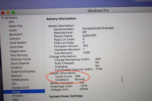 Apple Macbook Pro 15.4 inch 2.8GHz Quad-Core i7, Retina Display, 16GBRAM, 256ssd