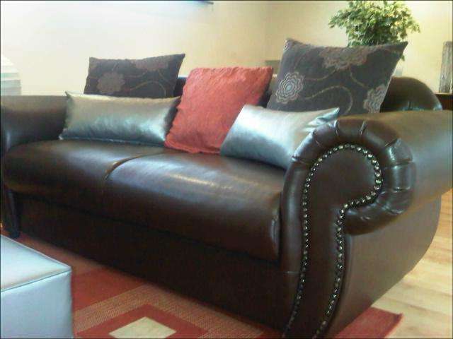 BALINESE genuine bonded leather couches - GET ONE FREE