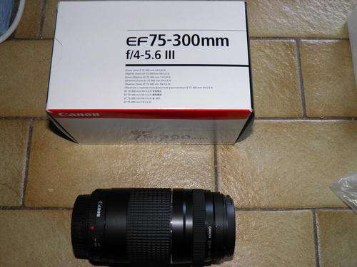 Canon EF 75 - 300mm f/4-5.6 III