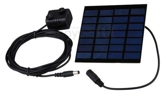 Solar Powered Garden Fountain - Water Pump Kit