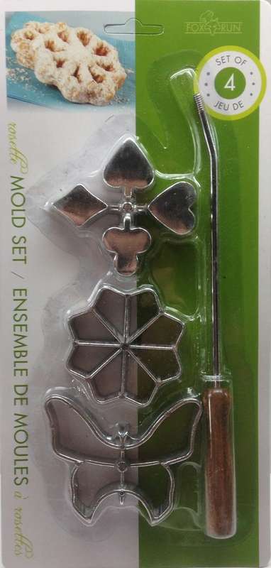 Fox Run - Rosette Mold Set/ Snackle Iron