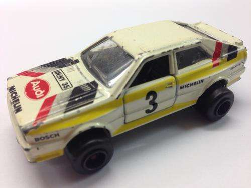 Majorette No 221  -  Audi Quattro Rally Car Michelin - 1983