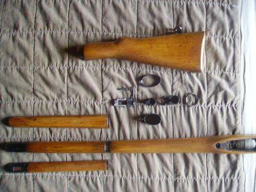 LEE ENFIELD, 303. NO.4, MK2 STANDARD STOCK AND SIGHTS