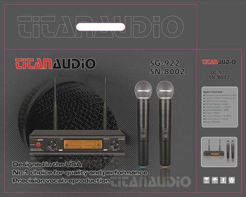 Comprehensive performance wireless microphone  uhf