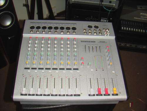Titan 8 channel mixer 300 watt x 2
