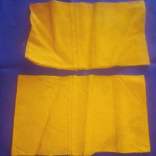 Original German WW2 Yellow Deutsche Wehrmacht Armbands x 2