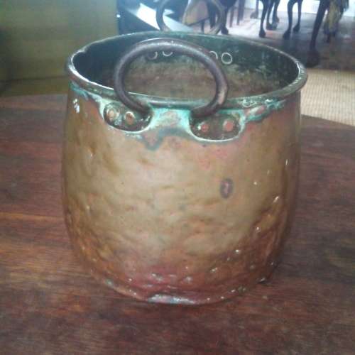 SOUTH AFRICAN RAILWAYS COPPER POT/BUCKET /KETTLE