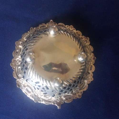 HALLMARKED STERLING SILVER BON BON DISH