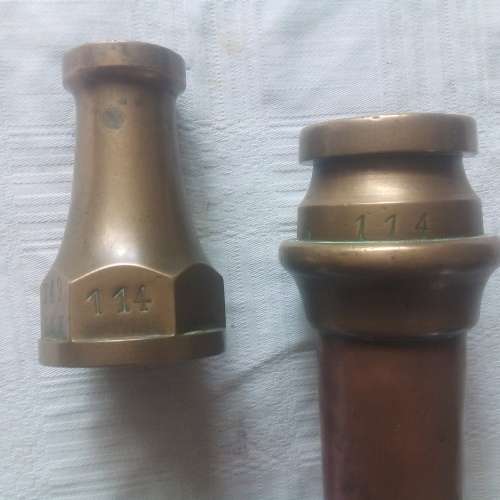 VINTAGE FIREMANS HOSE NOZZLE
