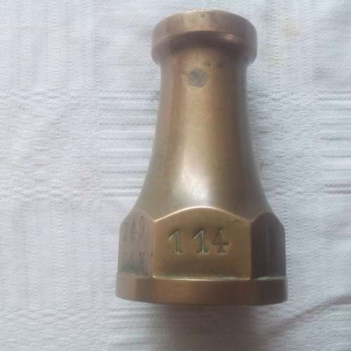 VINTAGE FIREMANS HOSE NOZZLE