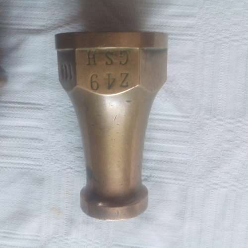 VINTAGE FIREMANS HOSE NOZZLE