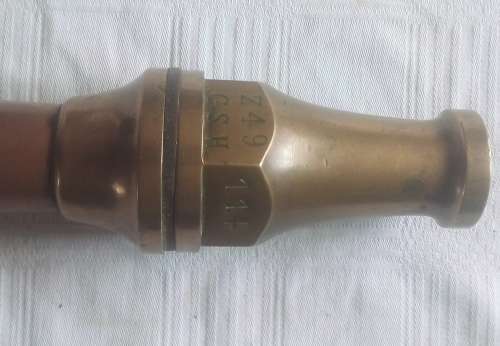 VINTAGE FIREMANS HOSE NOZZLE