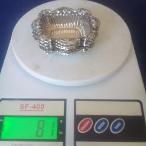 HALLMARKED STERLING SILVER SET OF DISHES