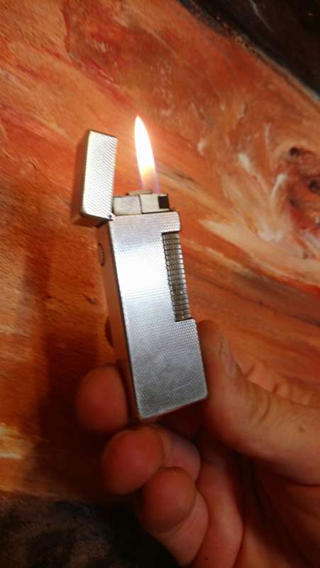 2x Rollagas Dunhill lighters. Swiss made.