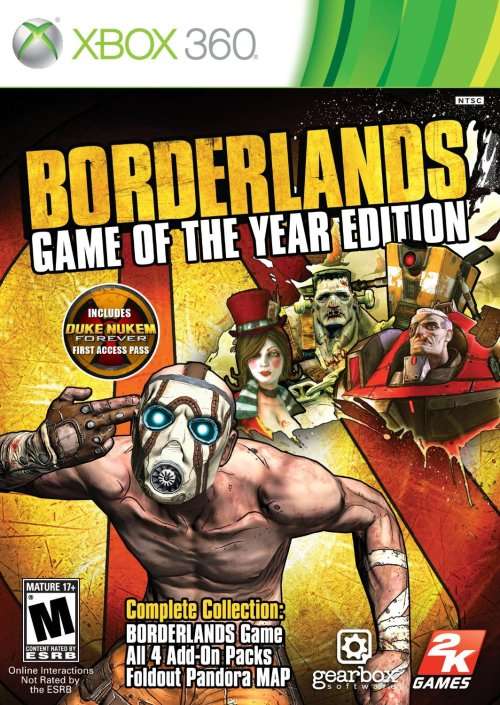 Borderlands Game Of The Year Edition (Xbox 360)