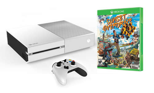 White Xbox One 500GB + 2 Games