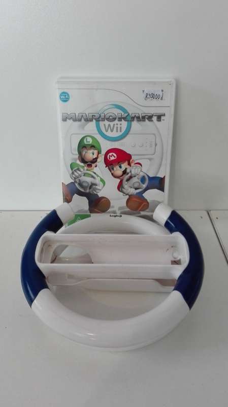 Mario Kart with 2 Steering Wheels (Wii)