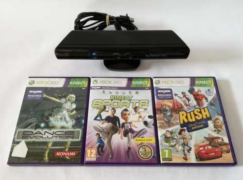 Xbox 360 Kinect Bundle + 3 Games!